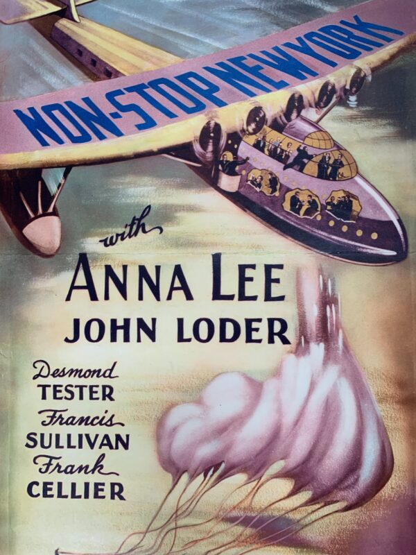 Non-Stop New York - Anna Lee (1937) US Insert Movie Poster LB - Image 7