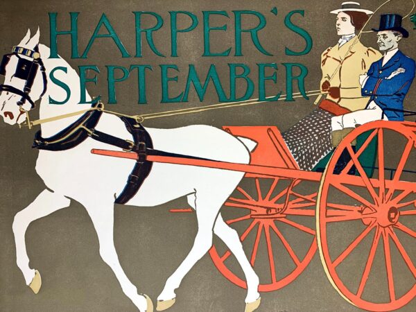 Harper's September - Art By Penfield (1897) US Magazine Cover - Image 4