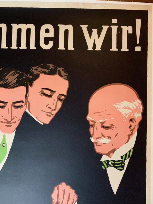 Ecksteins No. 5 Cigarettes (1920's) 34.75x48 German Advertising Poster LB - Image 5