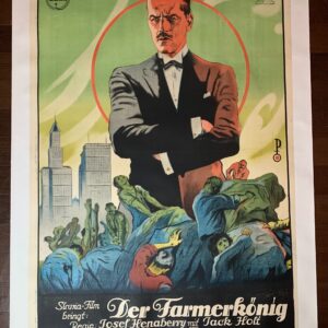 Making a Man aka Der Farmerkonig (1922) 35x49 German Movie Poster LB