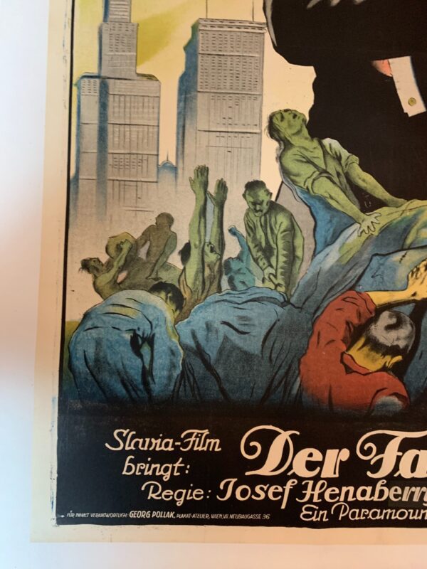 Making a Man aka Der Farmerkonig (1922) 35x49 German Movie Poster LB - Image 5