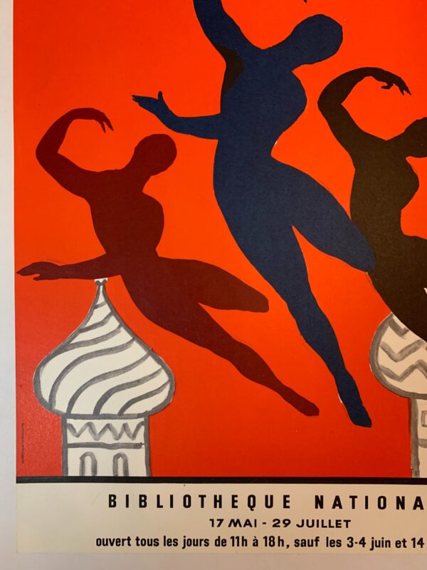 Diaghilev les Ballets Russes - Art by Villemot (1980) 15.75x22 US Advertising Poster LB - Image 5