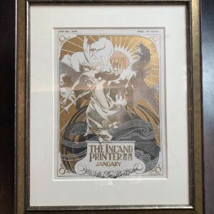 Inland Printer - Art by Leyendecker (1897) US Framed Magazine Cover