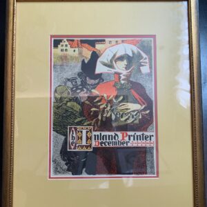 Inland Printer - Art by Leyendecker (1897) US Framed Magazine Cover