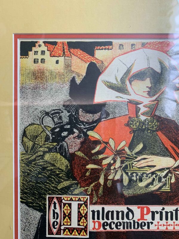Inland Printer - Art by Leyendecker (1897) US Framed Magazine Cover - Image 2