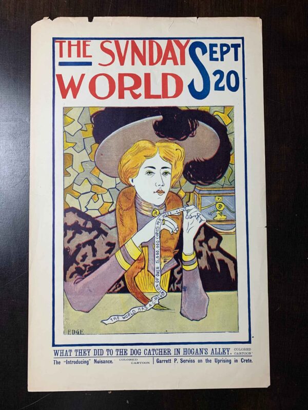 The Sunday World - Various Artists (1890's) 12x19 US Magazine Covers x4