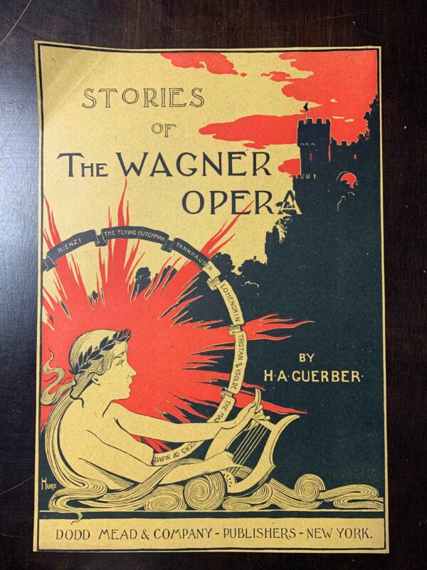The Wagner Opera - Art by Louis Frederick Hurd (1895) 11.75x17 US Magazine Cover