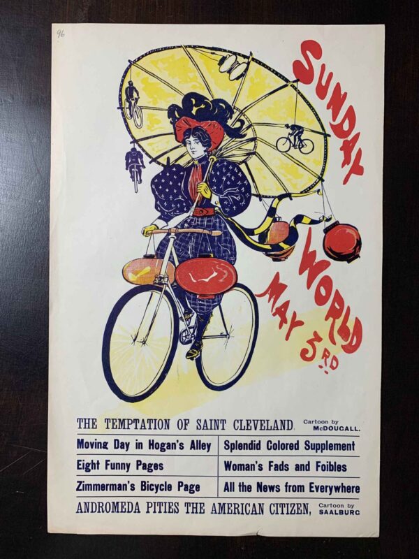 The Sunday World - Various Artists (1890's) 12x19 US Magazine Covers x4 - Image 4