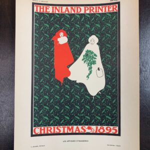 Inland Printer - Christmas - Art by William Bradley (1895) 8x11 US Lithograph