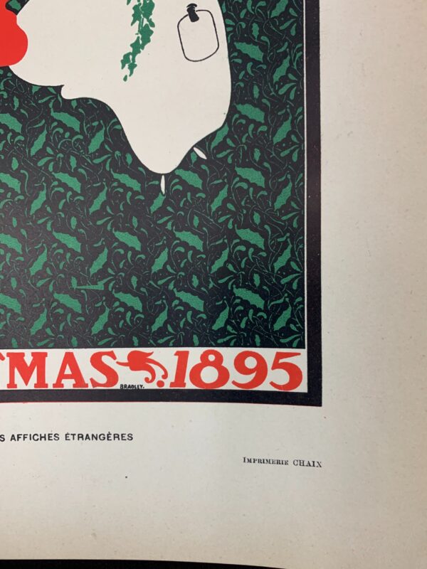 Inland Printer - Christmas - Art by William Bradley (1895) 8x11 US Lithograph - Image 4