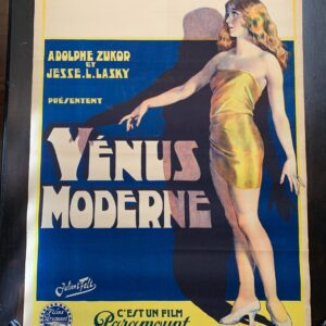Venus Moderne - Art by Julien t’Felt (1926) 24.25x33.5 Belgian Pre-War Movie Lithograph Poster