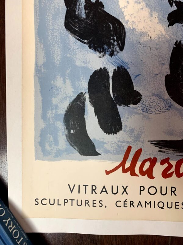 Reims-Musée Des Beaux-Arts - Signed By Artist Marc Chagrill (1960) 20.75x30.75 French Museum Poster LB - Image 3