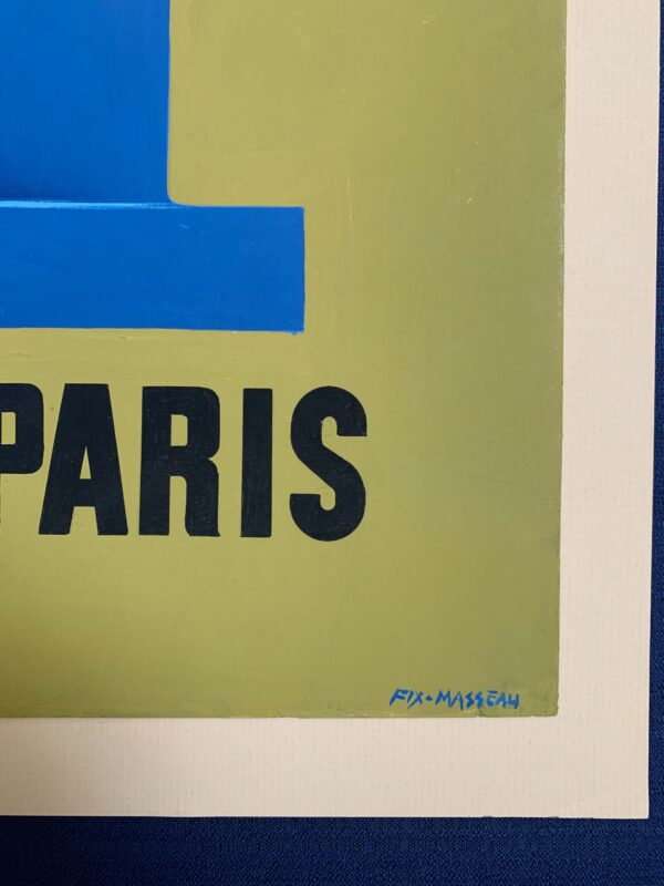 Exposition des Creations - Art by Pierre Fix-Masseau (1974) 15.25x21.75 French Advertising Poster - Image 4