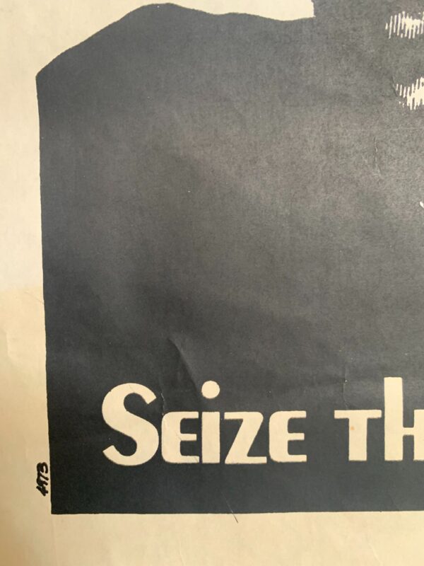 Seize The Time - Bobby Seale - Berkeley Political Poster Workshop (1970) 15 x 22 US Protest Poster - Image 2