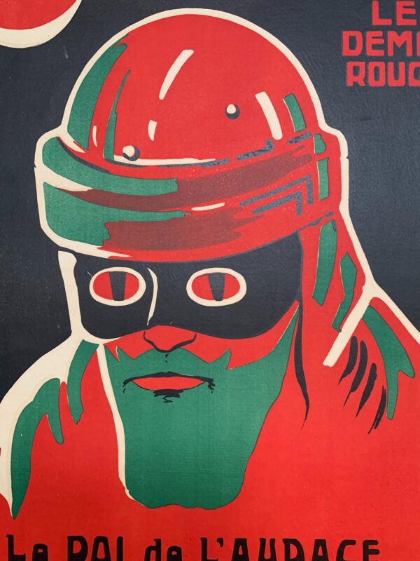 Deen - The Red Devil - (1920's) 24.5x33.5 Belgian Motorsport Circus Poster LB - Image 6