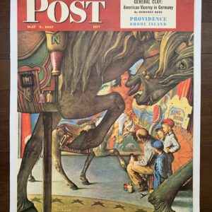 Saturday Evening Post - Art By Norman Rockwell (1947) 22x28 US Newstand Poster
