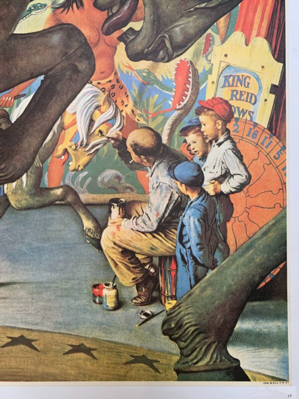 Saturday Evening Post - Art By Norman Rockwell (1947) 22x28 US Newstand Poster - Image 4