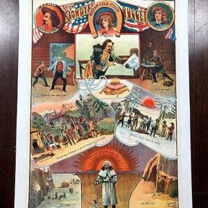 Klondyke Nugget - Madam Lela Cody (1903) 20x30 Irish Theater Poster LB