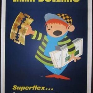 Lama Bolzano - Art By Ciac (1950) 39.5x55.5 Italian Advertising Poster LB
