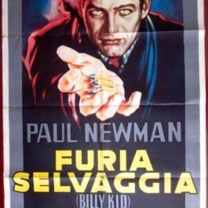 Left Handed Gun - Paul Newman (1958) Italian One Panel Movie Poster