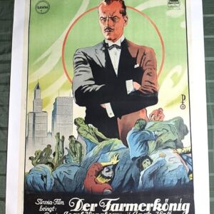 Making Of A Man (Der Farmerkonig) (1922) 35x49 German Movie Poster LB