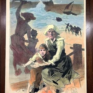 Palais Du Trocadero - Art By Cheret (1890) 33.625x48.375 French Advertising Poster LB