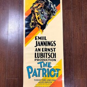 Patriot - Jannings 1st Oscar (1928) US Insert Movie Poster