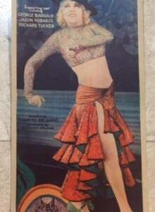 Peacock Alley - Rare Mae Murray (1930) US Insert Movie Poster