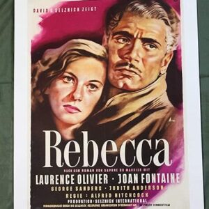 Rebecca (1940) 33 x24 German Movie Poster