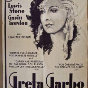 Romantik - Greta Garbo (1930) 27.5x39.5 Swedish Movie Poster