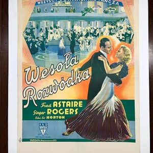 The Gay Divorcee (1934) 23x33 Polish Movie Poster LB