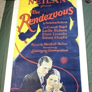 The Rendezvous (1923) 76x40 1/4 US Three Sheet Movie Poster