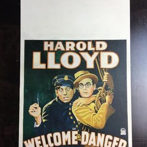 Welcome Danger - Harold Lloyd (1929) US Window Card Movie Poster
