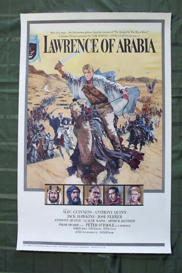 Lawrence Of Arabia (1962) US 1 SH Movie Poster LB - Image 6