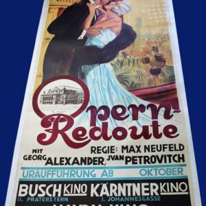 Opern-Redoute (1931) 49x112 Austrian Movie Poster LB