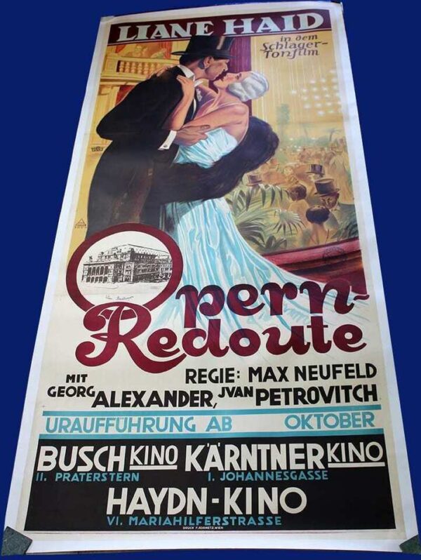 Opern-Redoute (1931) 49x112 Austrian Movie Poster LB