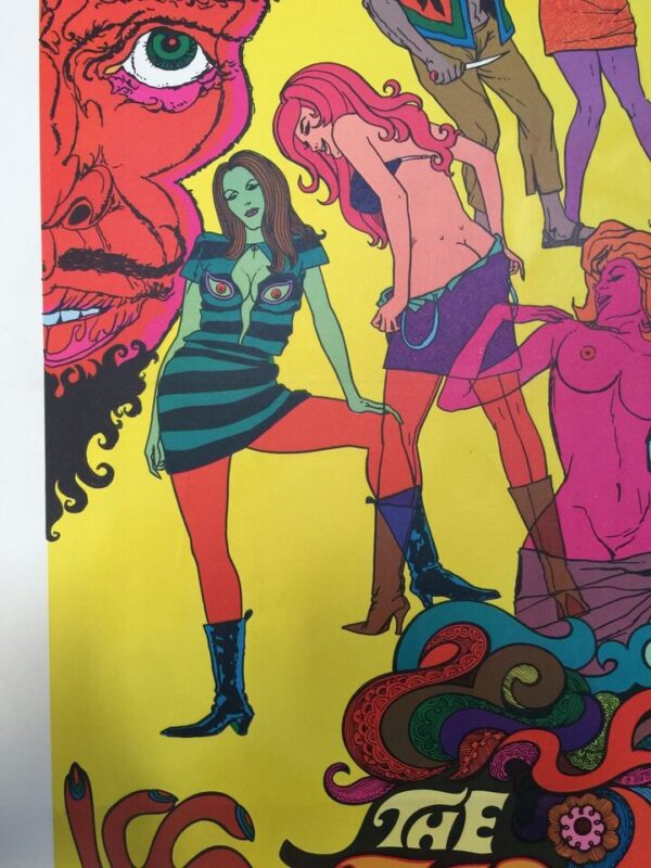 The Acid Eaters - Psychedelic (1968) US One Sheet Movie Poster LB - Image 3