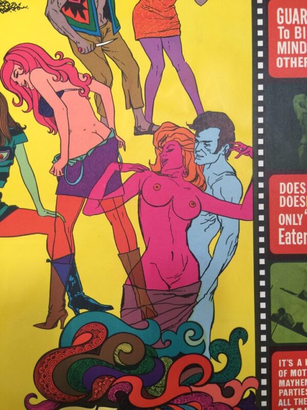 The Acid Eaters - Psychedelic (1968) US One Sheet Movie Poster LB - Image 4