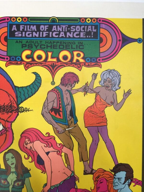 The Acid Eaters - Psychedelic (1968) US One Sheet Movie Poster LB - Image 5